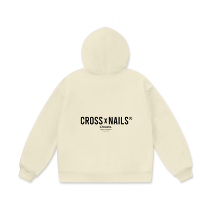 Oversize Heavyweight Fleece Hoodie - 460 GSM - Crossxnails Weargood