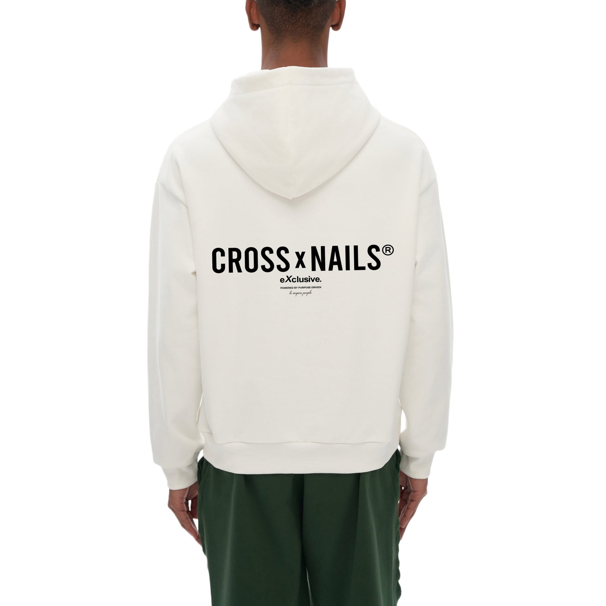 Crossxnas Oversize Heavyweight Fleece Hoodie - Crossxnails Weargood Lucent White / XS Crossxnails Weargood Streetwear