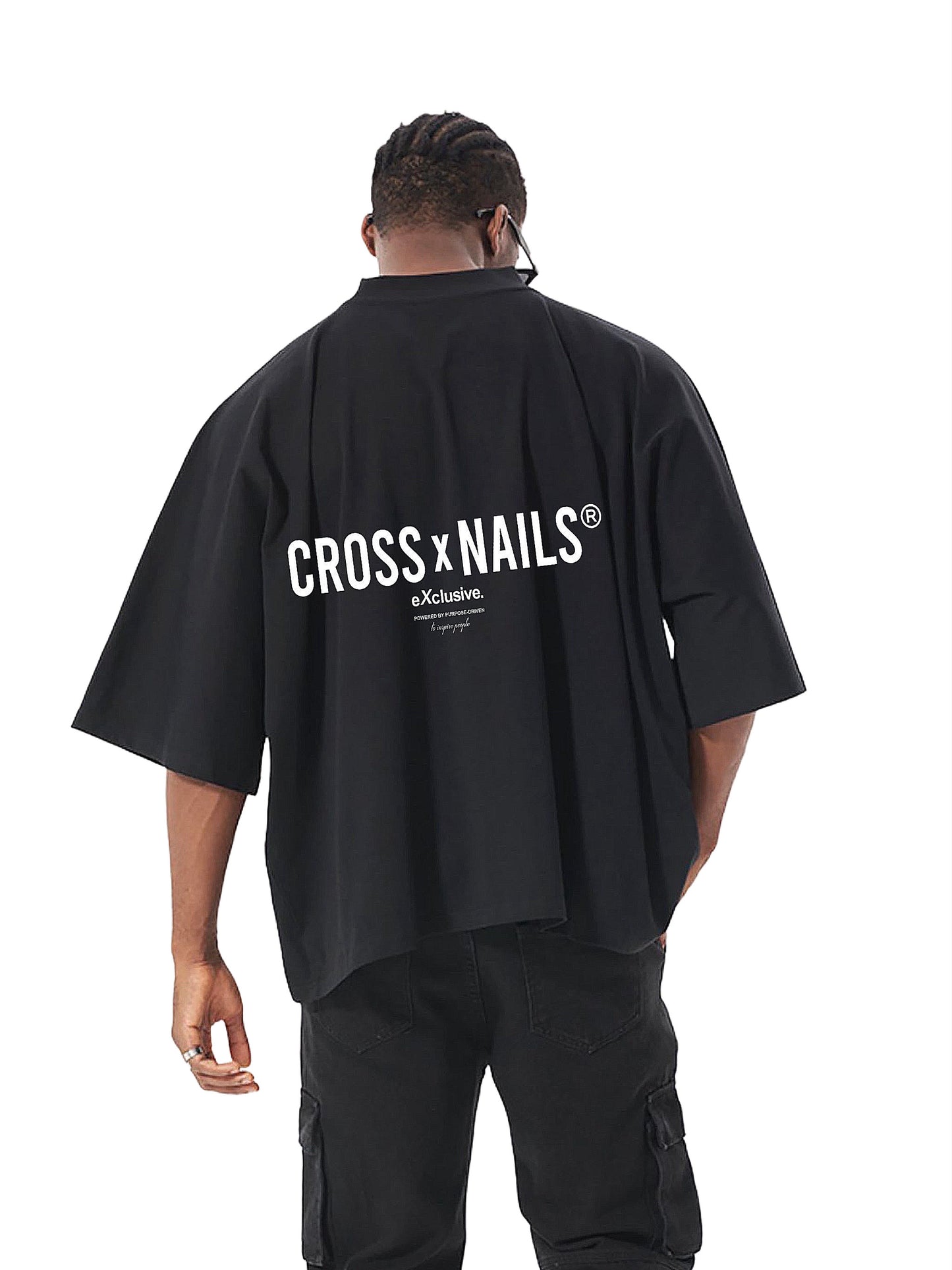 Crossxnails Weargood Oversize Boxy Tee - Crossxnails Weargood