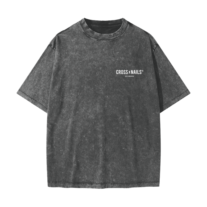 Crossxnails Vintage Washed  Heavyweight T-Shirt - Crossxnails Weargood