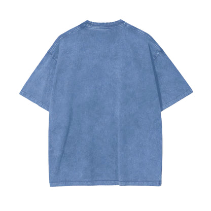 Kings Acid Wash Oversize T-Shirt - Crossxnails Weargood