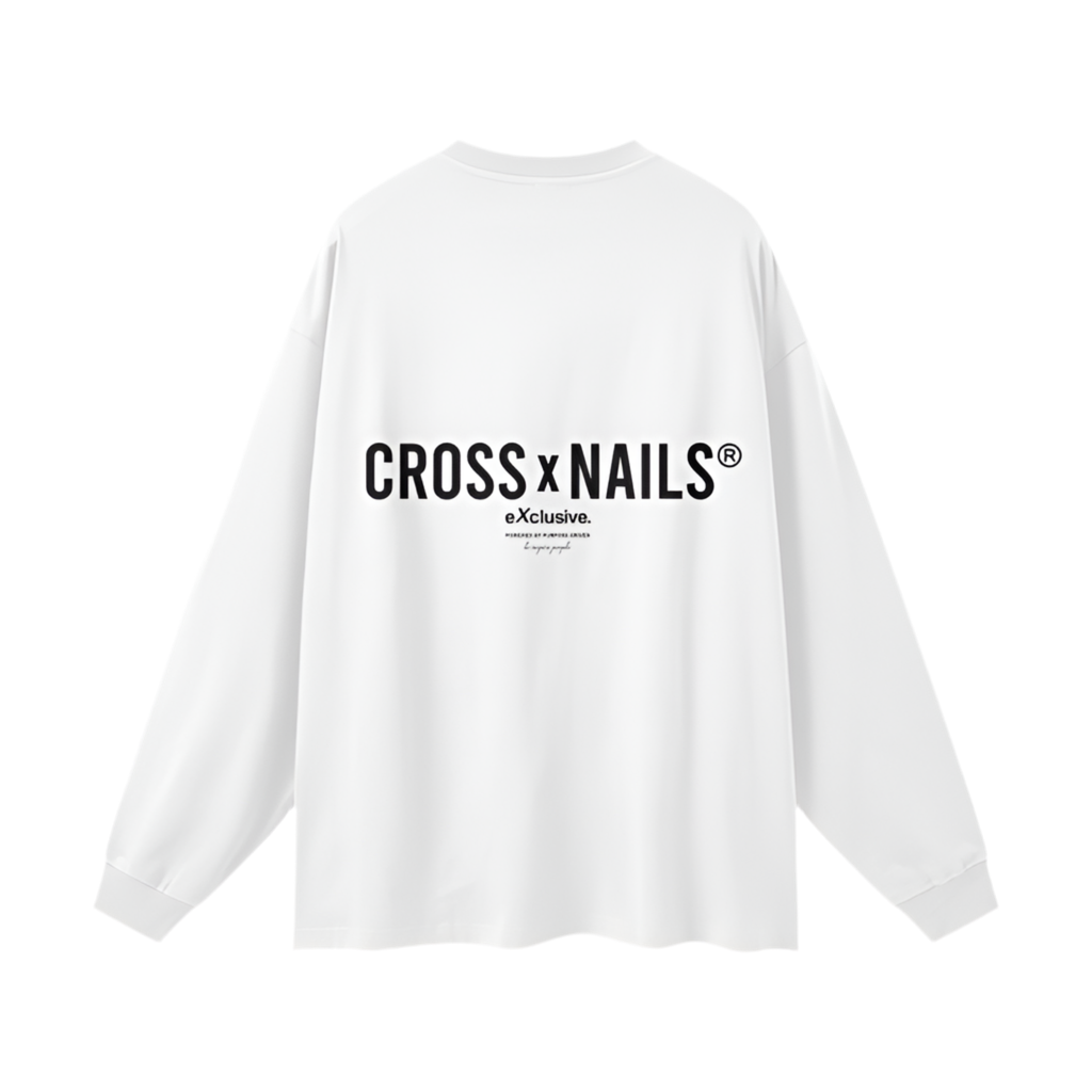 Crossxnails Long Sleeve Tee - Crossxnails Weargood Oversize tee