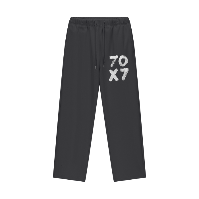 7O7 Fleece Straight Pants - Crossxnails Weargood