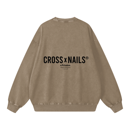 Crossxnails Oversize Sweatshirt - Crossxnails Weargood