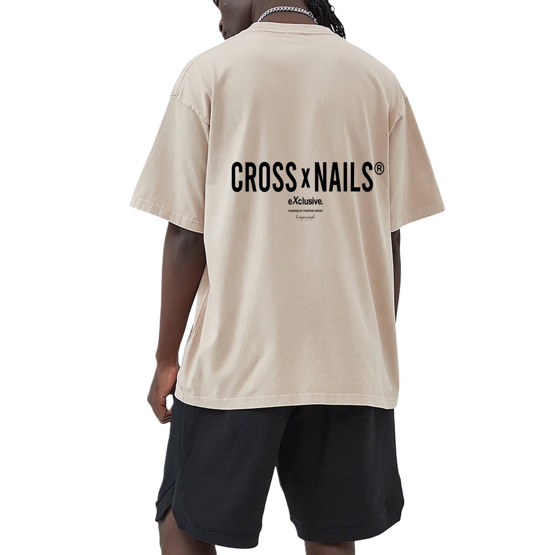 Crossxnails Acid Wash Oversize T-shirt - Crossxnails Weargood