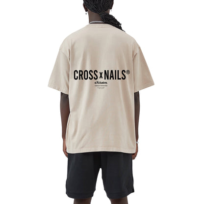 Crossxnails Acid Wash Oversize T-shirt - Crossxnails Weargood