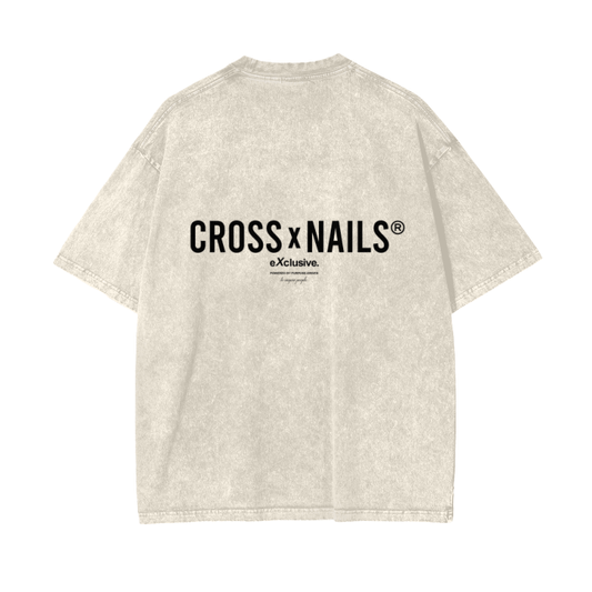 Crossxnails Acid Wash Oversize T-shirt