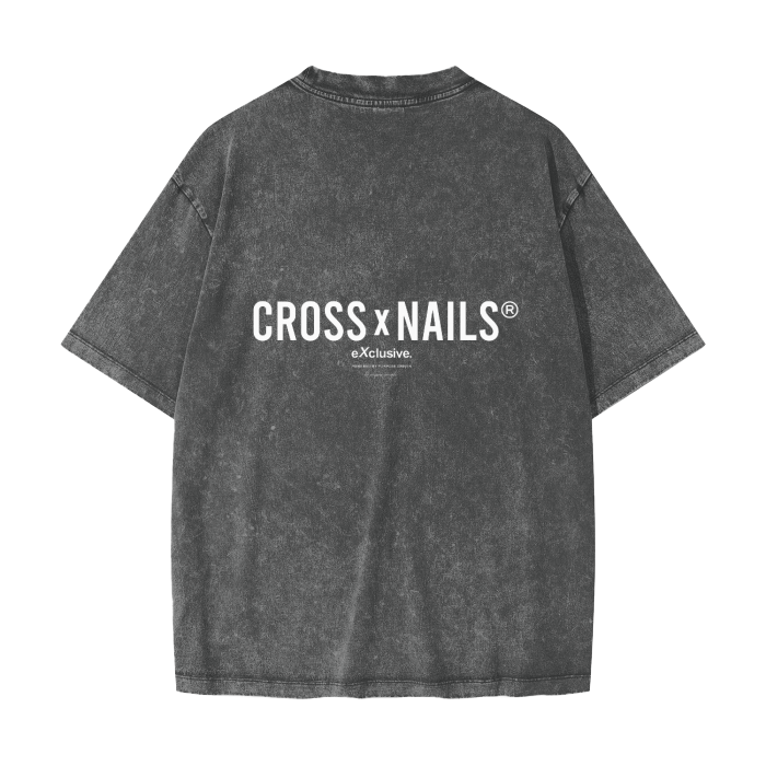 Crossxnails Vintage Washed  Heavyweight T-Shirt